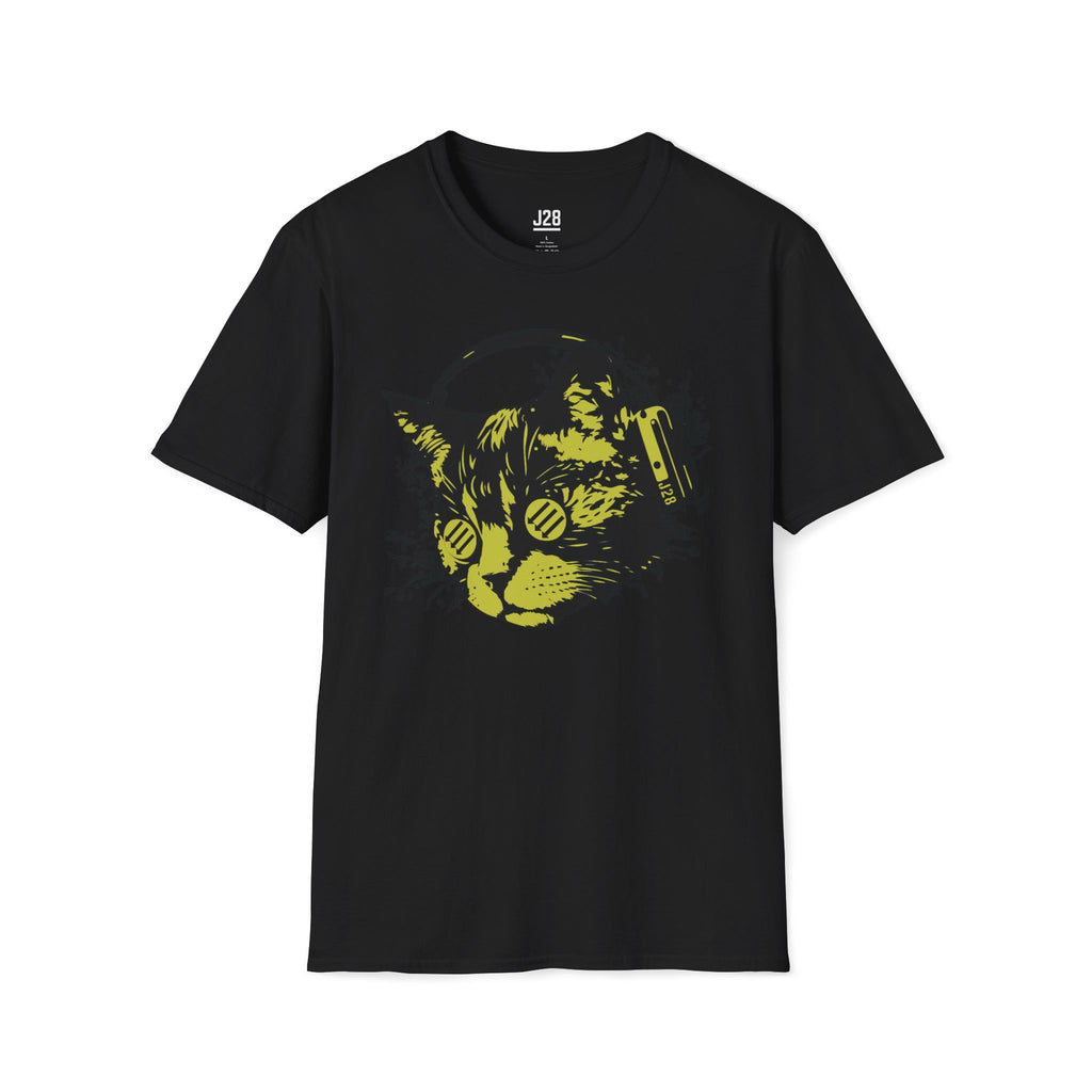 AntifaCat Yellow Graphic Tee